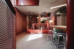 Posezení v ubytování Boutique Hotel das Salz