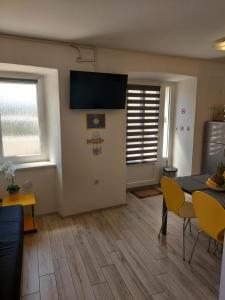 TV a/nebo společenská místnost v ubytování Apartmant Bionda Novi Vinodolski, cozy and nice apartment for 4 people in the city center