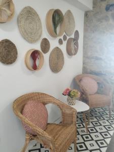 Albergue Aldea da Pedreira的休息区