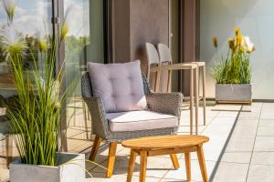 Posedenie v ubytovaní MyFlat Coral 64 Premium Apartment