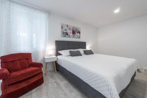 Posteľ alebo postele v izbe v ubytovaní Apartment Promenade