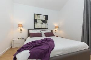 Postel nebo postele na pokoji v ubytování Apartments Agava Romantic