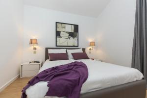 Postel nebo postele na pokoji v ubytování Apartments Agava Romantic