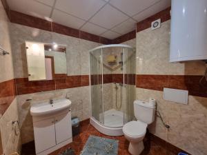 A bathroom at Apartmán TTT