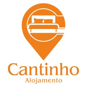 a logo for a camping adventure with a bed and a map at O Cantinho in Benavente