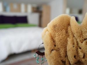 Postel nebo postele na pokoji v ubytování B&B Porto Del Bivio