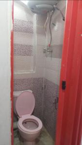 Koupelna v ubytování Aziza House