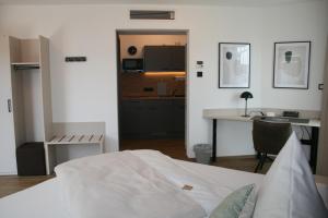 Postel nebo postele na pokoji v ubytování Hotel Bavaria