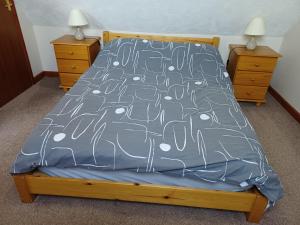 Voodi või voodid majutusasutuse Dunroaming Cottage toas