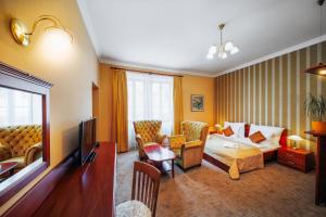 Posezení v ubytování Hotel U Leva