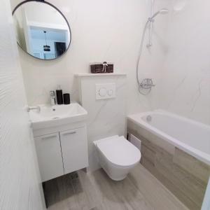 Ett badrum på Apartments Mirko