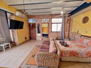 Et opholdsområde på Penthouse. Old city Alicante