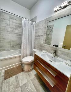 Auberge Le St-Alexis tesisinde bir banyo