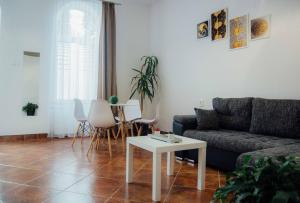 Posezení v ubytování Rakoczi apartman 2