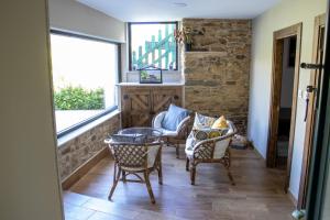 A seating area at Casa Maia