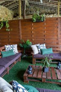 A seating area at Casa Maia