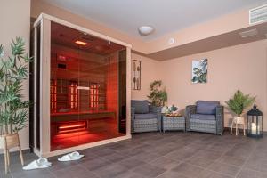 Posezení v ubytování Szent János Hotel