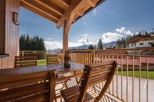 Balkón alebo terasa v ubytovaní Appartement Alpengefühl am Dachstein