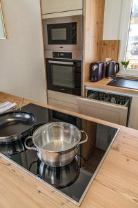 Kuchyňa alebo kuchynka v ubytovaní Appartement Alpengefühl am Dachstein