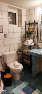 A bathroom at Villa Pigi