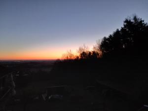 The sunrise or sunset as seen from Az apartmant or nearby