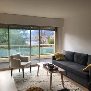 Prostor za sedenje u objektu Appartement centre Barcelonnette