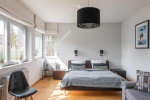 Posteľ alebo postele v izbe v ubytovaní Villa Balladyna