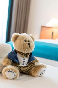Rúm í herbergi á Dorint Hotel Dresden