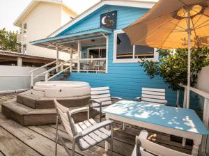 Svalir eða verönd á Moon Apartments