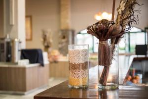 Kuchyň nebo kuchyňský kout v ubytování Summer Beach Hotel