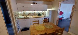 Kuchyň nebo kuchyňský kout v ubytování Home Bjornbyn 130