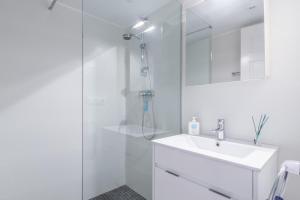 A bathroom at Casa Viviana