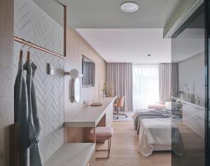 Swissôtel Kursaal Bern房間的床