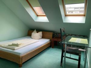 Ein Bett oder Betten in einem Zimmer der Unterkunft Apartmentcenter Koblenz