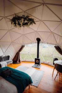 Beavers Retreat Glamping客房内的一张或多张床位