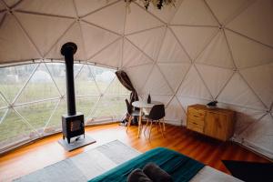 Beavers Retreat Glamping的休息区