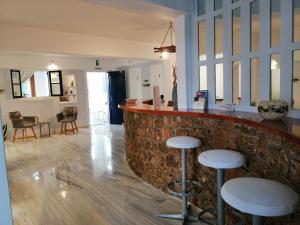 A seating area at 7 Islands