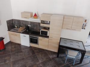 A cozinha ou cozinha compacta de Le Domaine de la plume