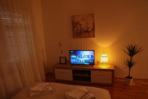 Sjónvarps- og/eða afþreyingartæki á Apartmani Biser