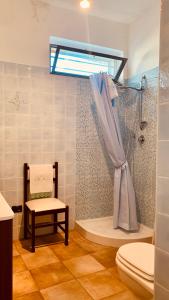 Kylpyhuone majoituspaikassa Casetta Rocca