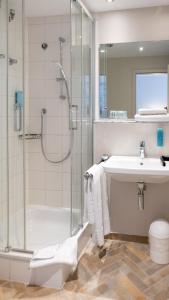 Koupelna v ubytování Altstadt-Hotel + 37 fotografií