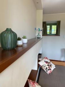 A seating area at Residence delle Tre Corone