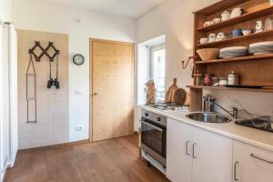 Nhà bếp/bếp nhỏ tại La Corte Levico Terme OSPITAR