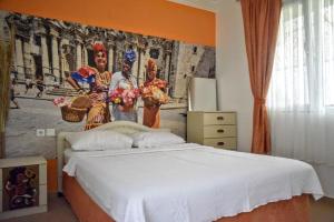 A bed or beds in a room at Elit Deniz Palamutbükü