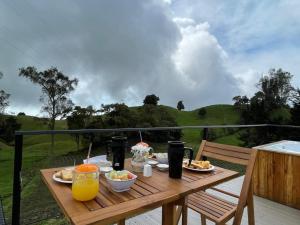 Getränke in der Unterkunft Stellarium Glamping