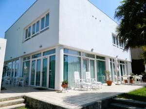 Bygningen som pensionatet ligger i