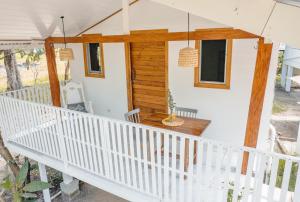Balkón nebo terasa v ubytování Cuatro Vientos Lodge & Apartments - Mal País, Costa Rica