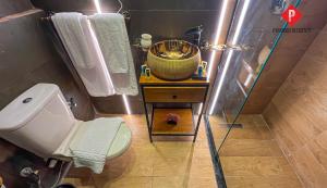 Koupelna v ubytování Pyramids View Guest House