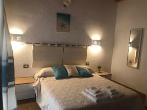 Llit o llits en una habitació de La fragola in Campagna 6 k m da San pantaleo