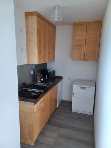 Kuchyňa alebo kuchynka v ubytovaní APARTMANI JELIĆ